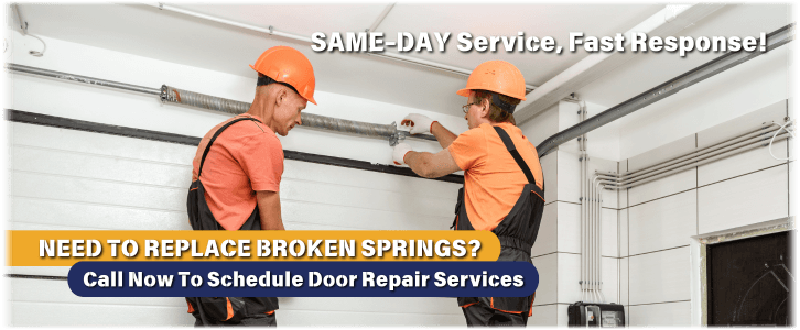 Broken Garage Door Spring East Norriton PA